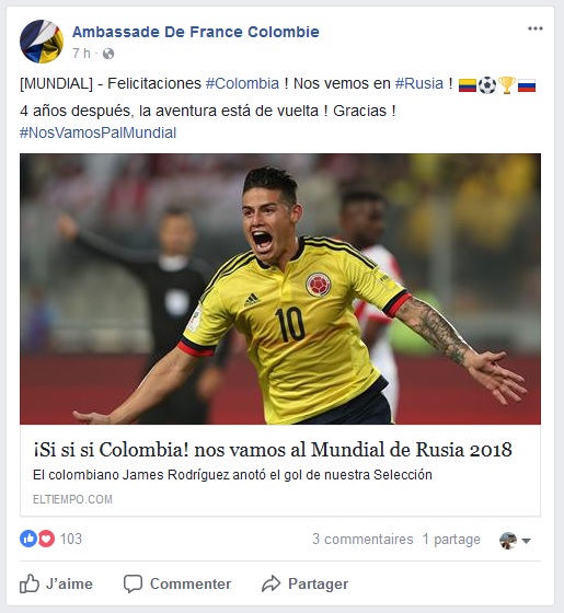 FB Ambassade France Qualif Russie 2018